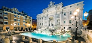 Fontana di Trevi: la más famosa de las fuentes de Roma. Italia.