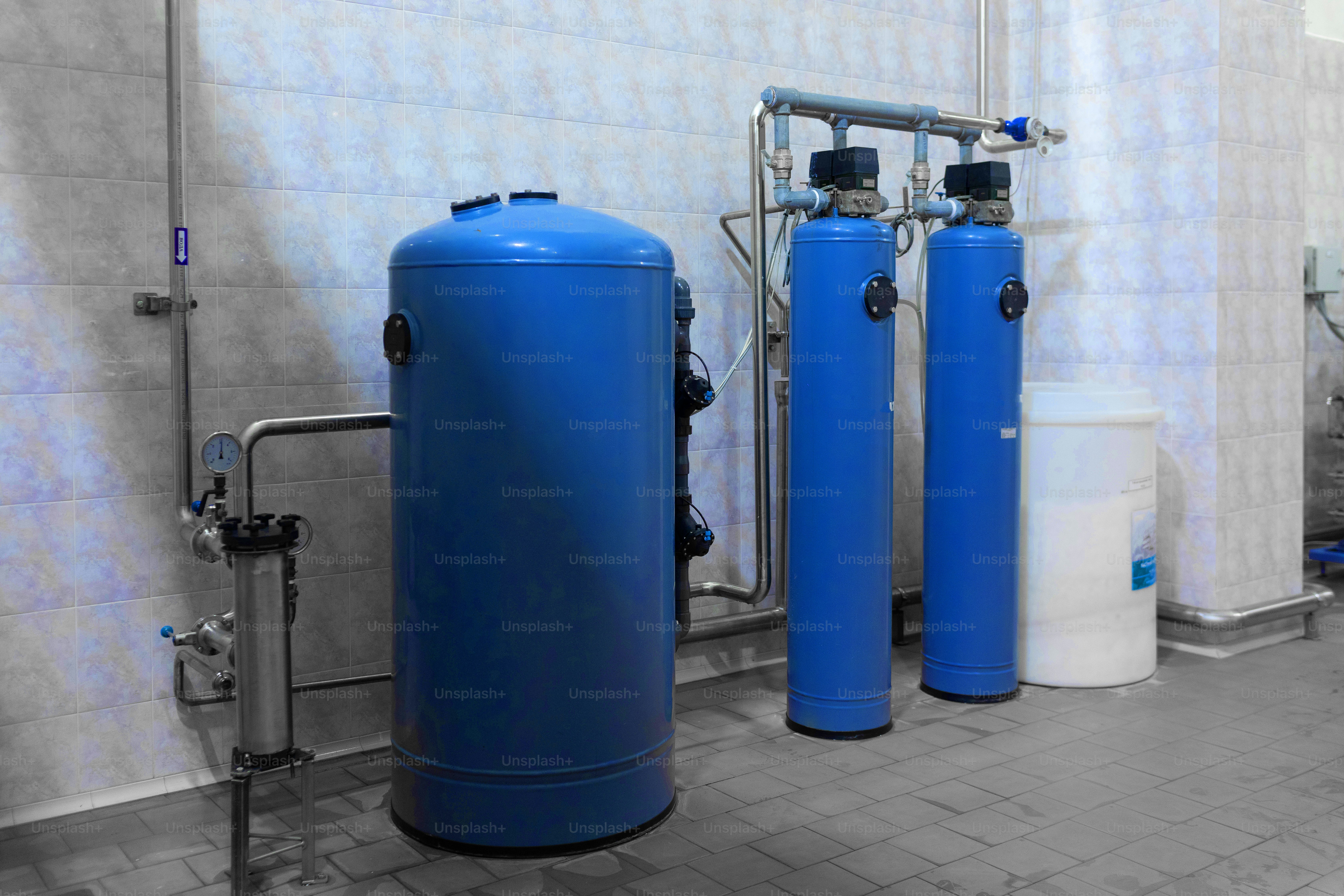 Modern chemical production. Equipment inside in manufacture background