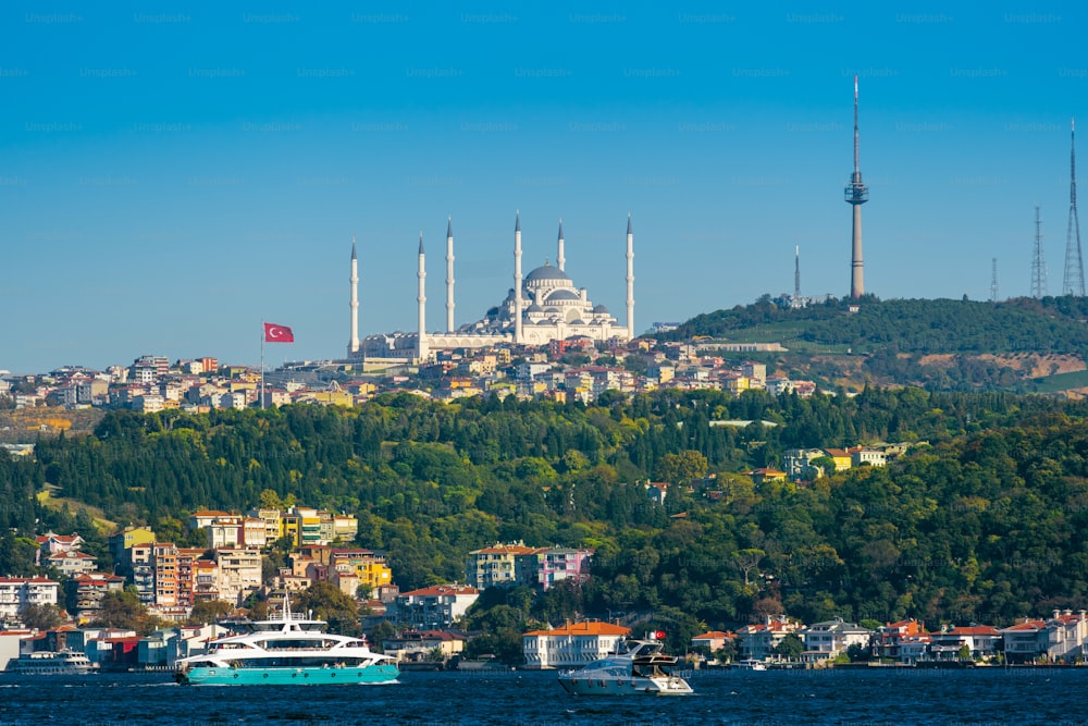 Camlica Moschee in Istanbul, Türkei.