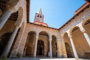 Basilique Euphrasienne - site du patrimoine mondial de l’UNESCO à Porec, Istrie, Croatie.