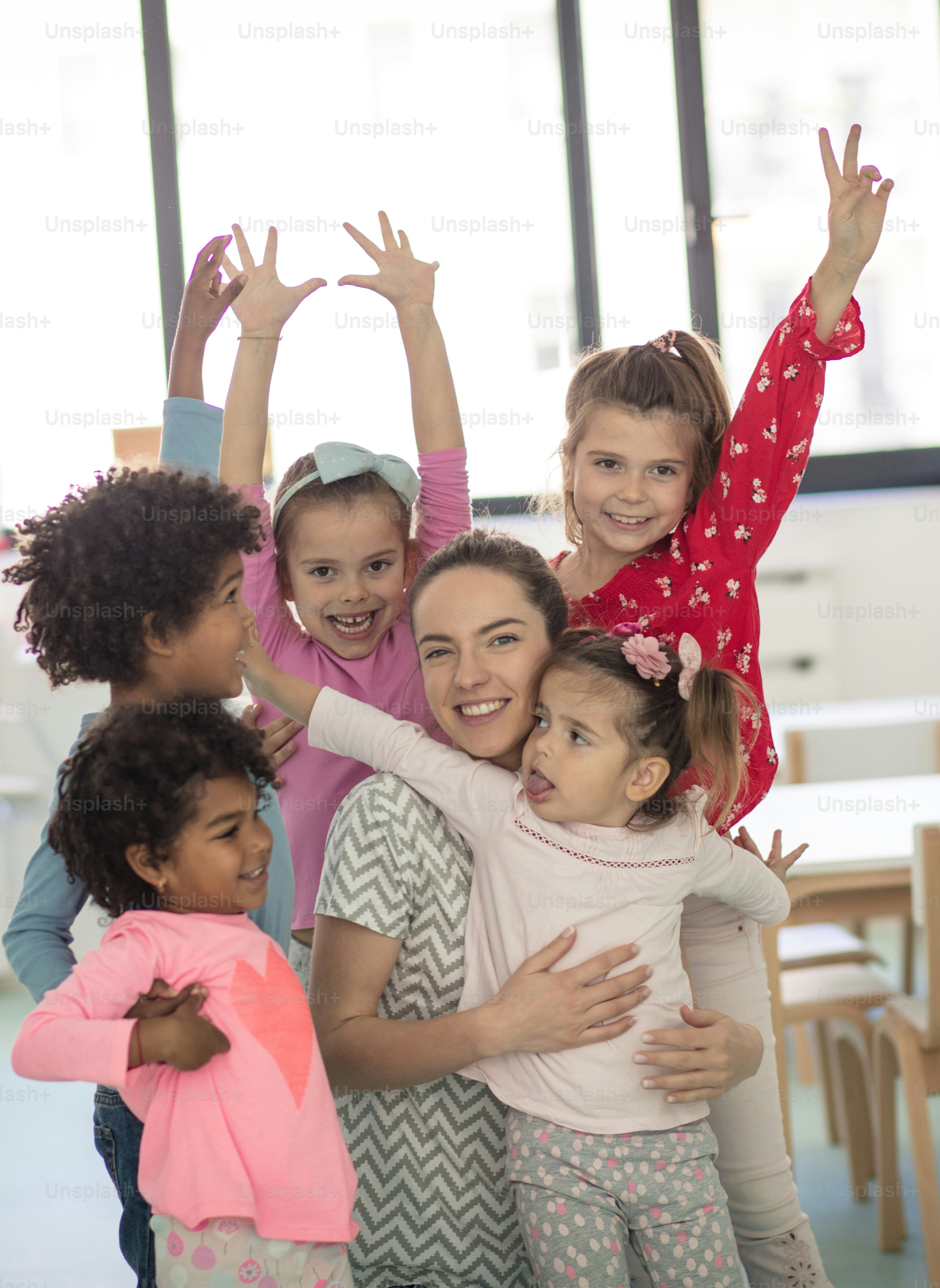Friends forever and ever. Children in preschool. photo – Ethnicity ...