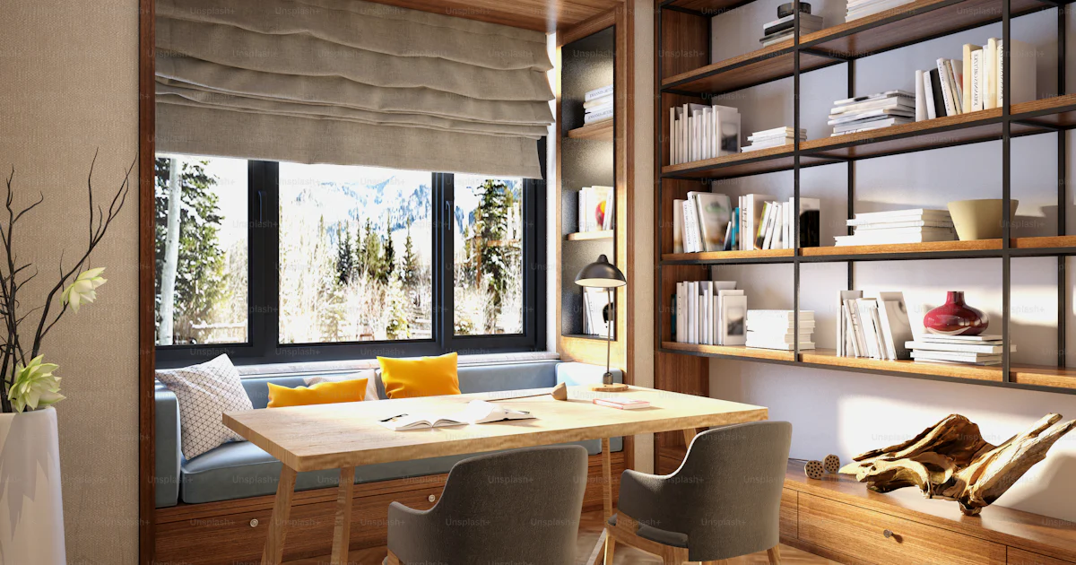 3d render of study room photo – Design Image on Unsplash