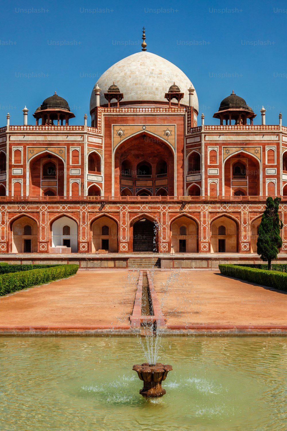 Humayun's Tomb famous tourist attraction destination. Delhi, India