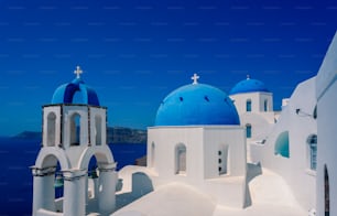 One of most famous view in Oia, Santorini, Greece
