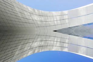 Digitally rendered futuristic architectural fragment