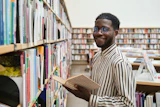 Nigerian young man smiling