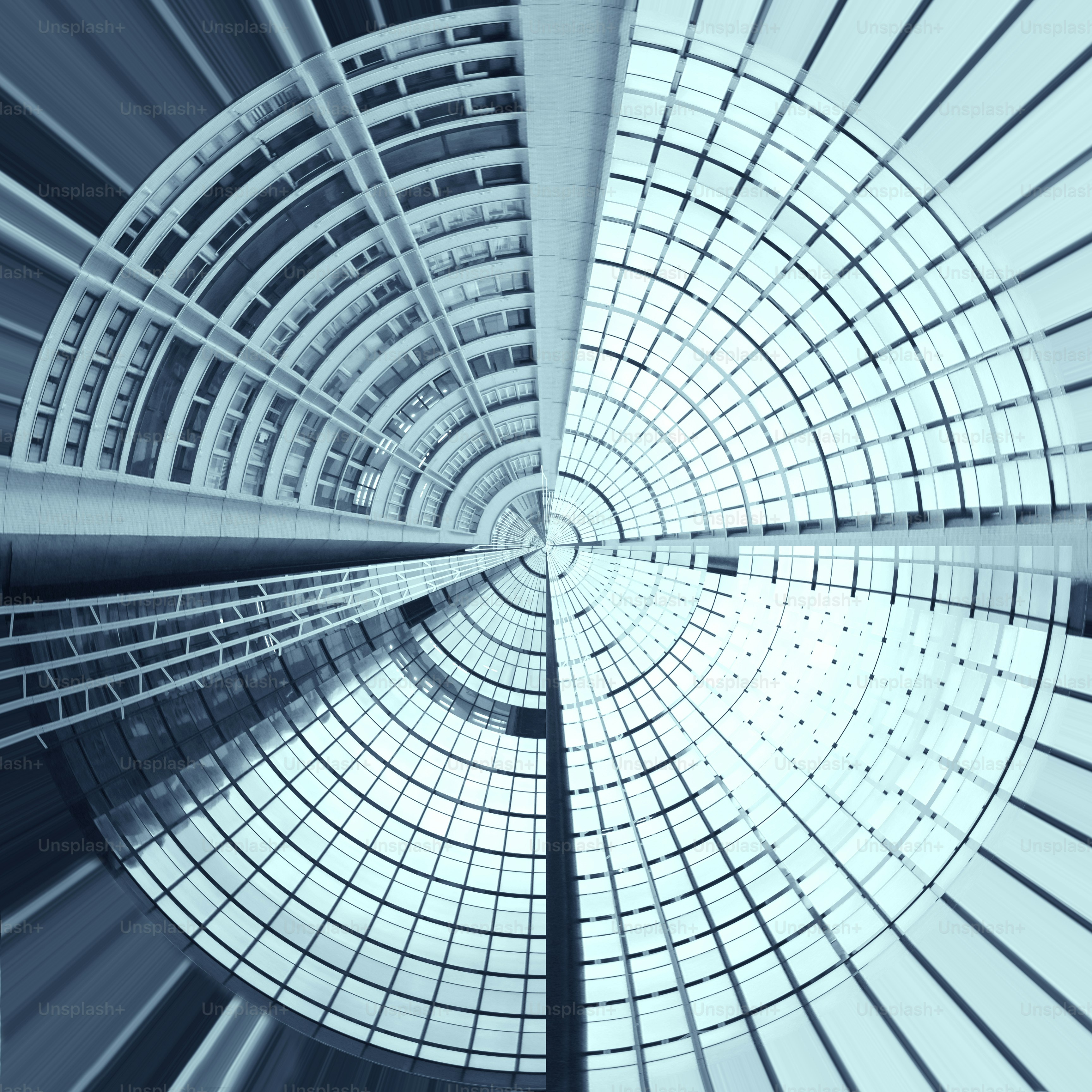 Digitally rendered futuristic architectural background