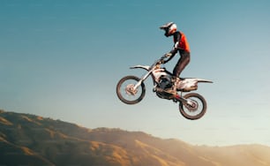 Motorcycle freestyle sport photo