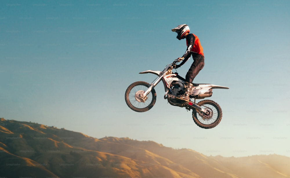 Motorcycle freestyle sport photo