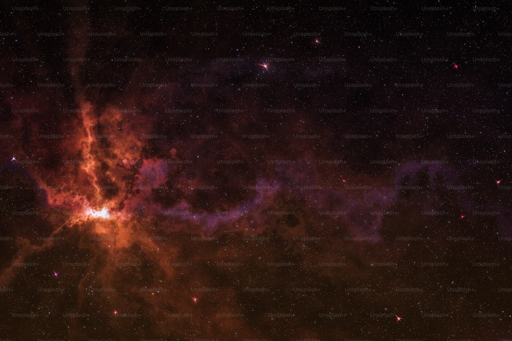 red galaxy nebula