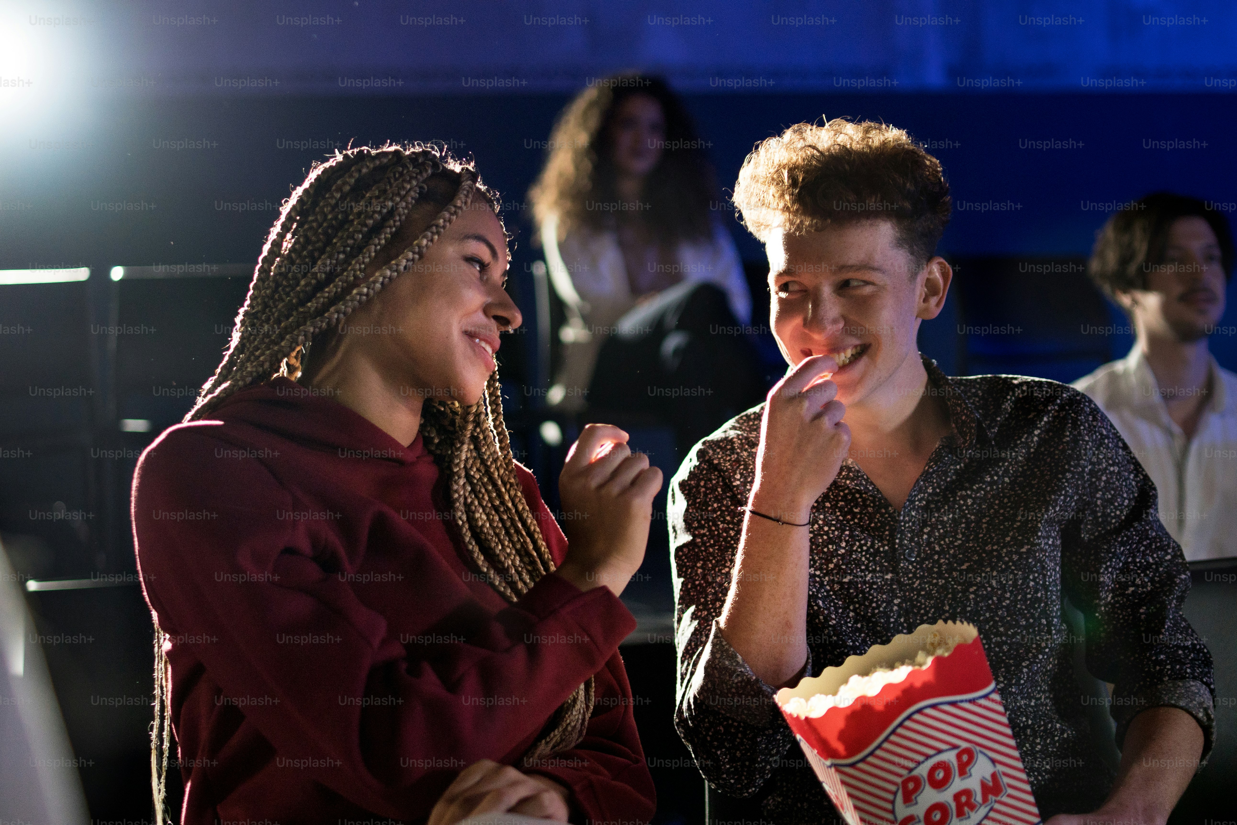 Eating Movie Popcorn
