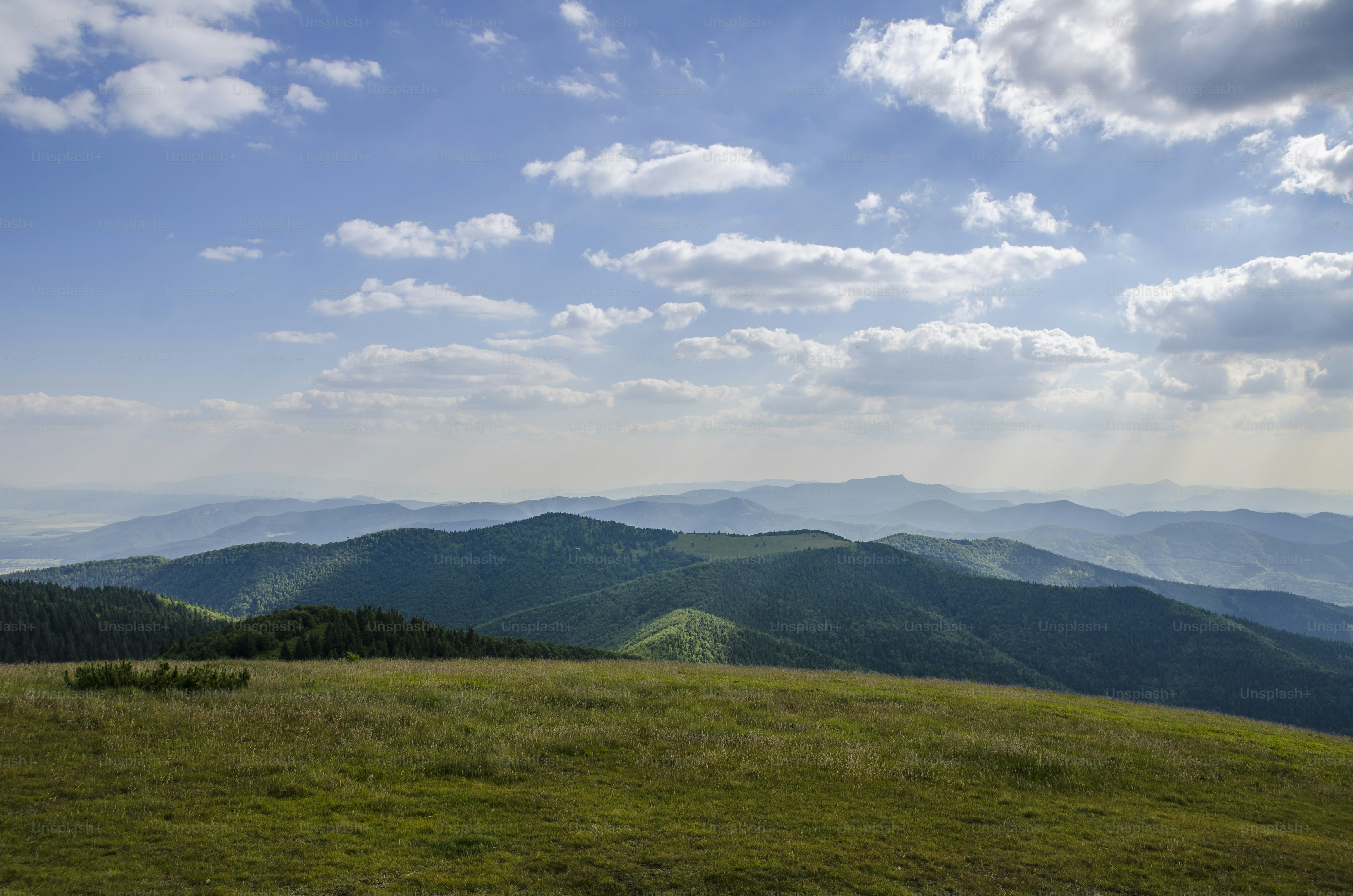 Montagne slovacche: Bellissimo paesaggio in estate.