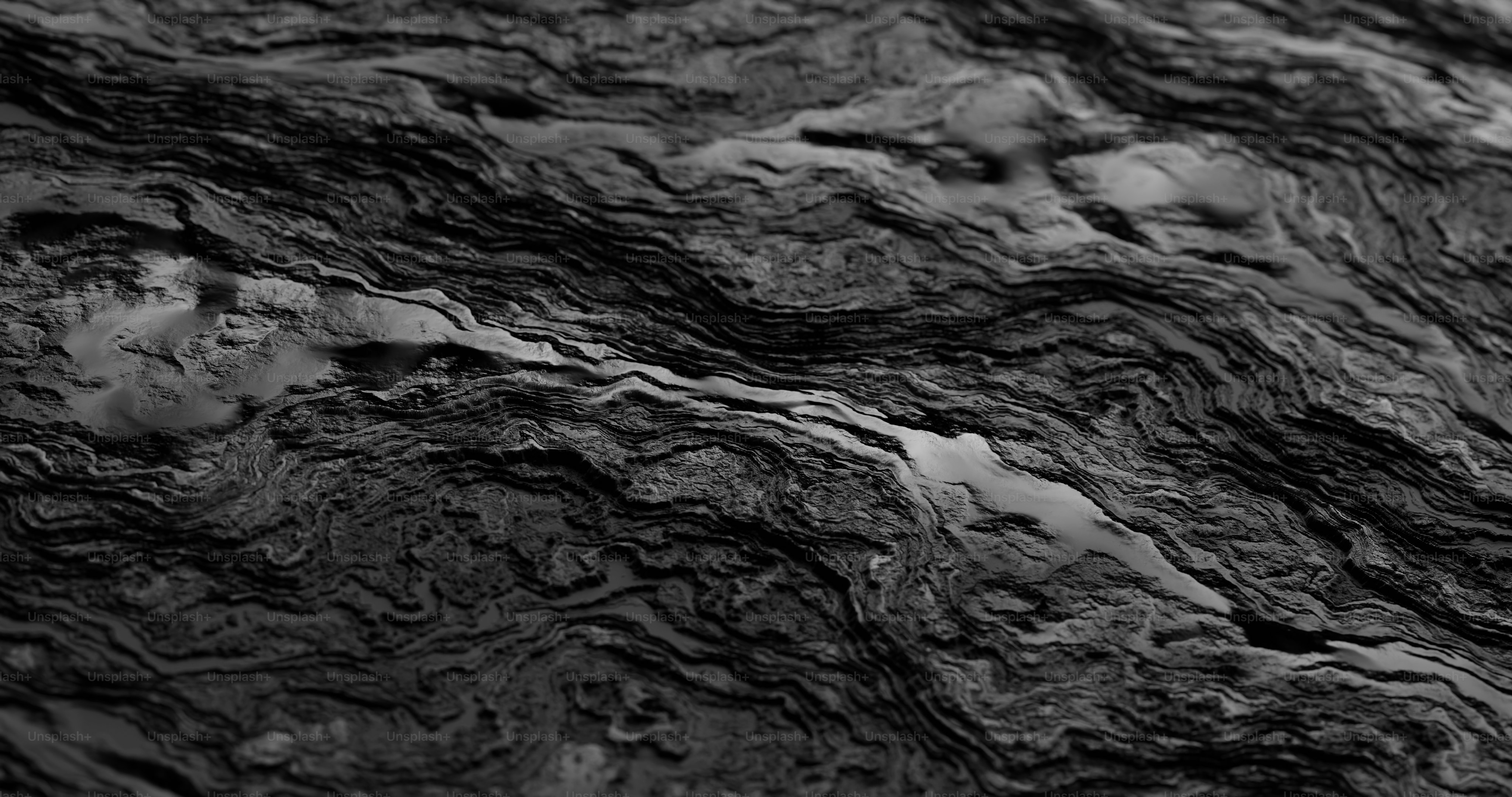 a black and white photo of some water