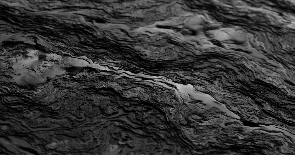 a black and white photo of some water