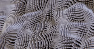 a close up of a pattern made of wavy lines