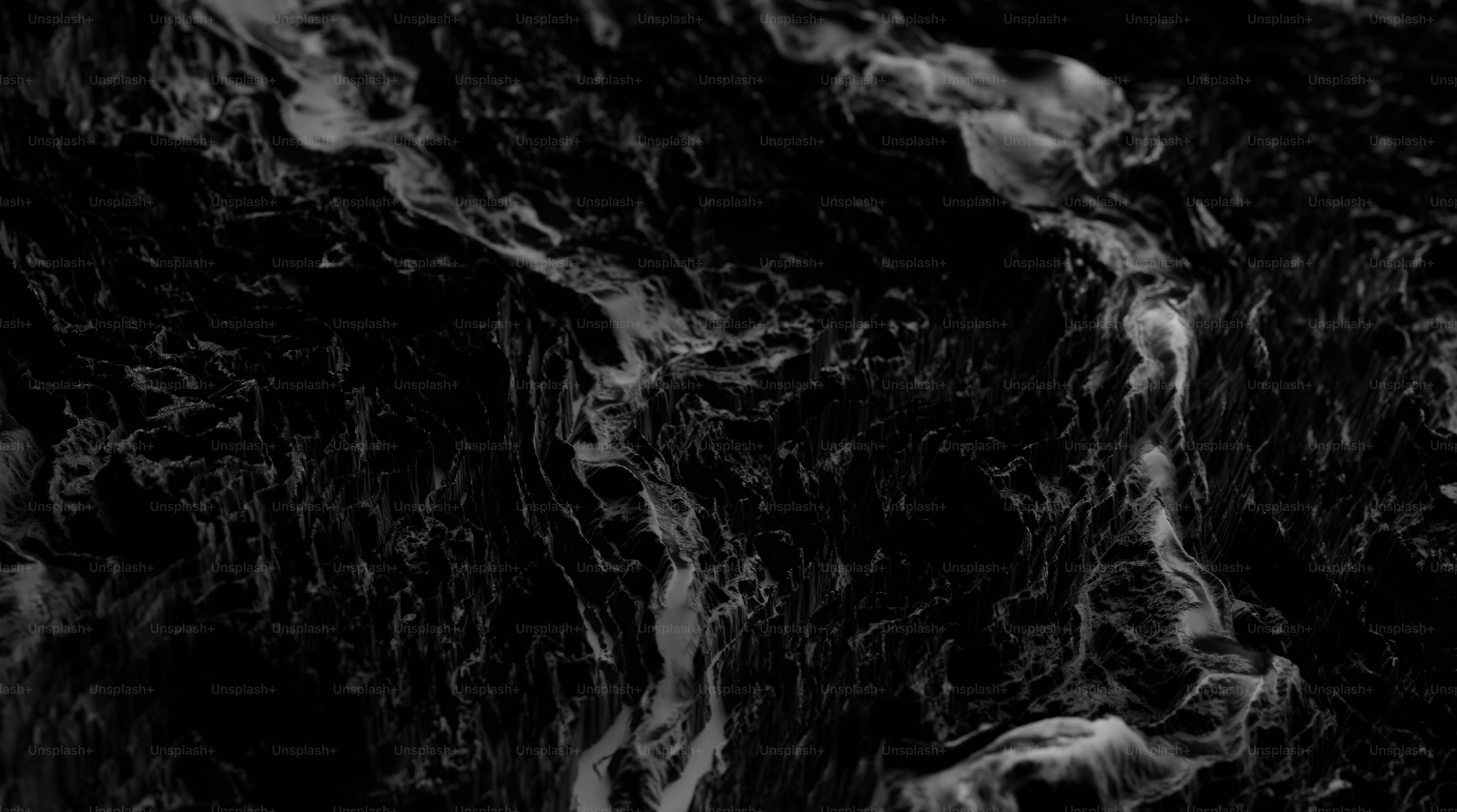 a black and white photo of some water