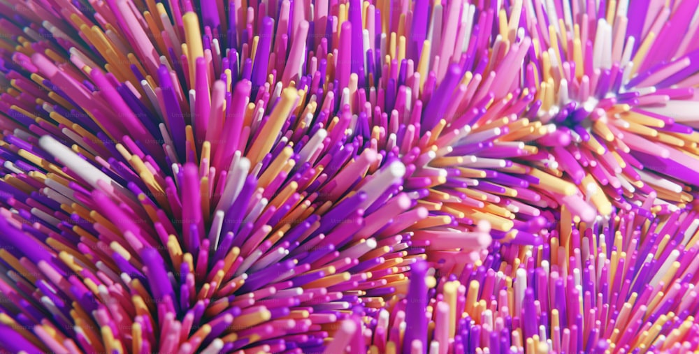 um close up de um monte de lápis de cor