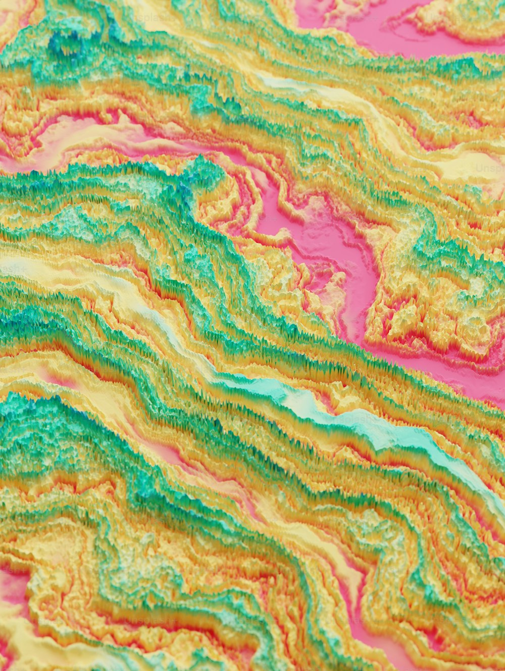 a close up view of a colorful surface