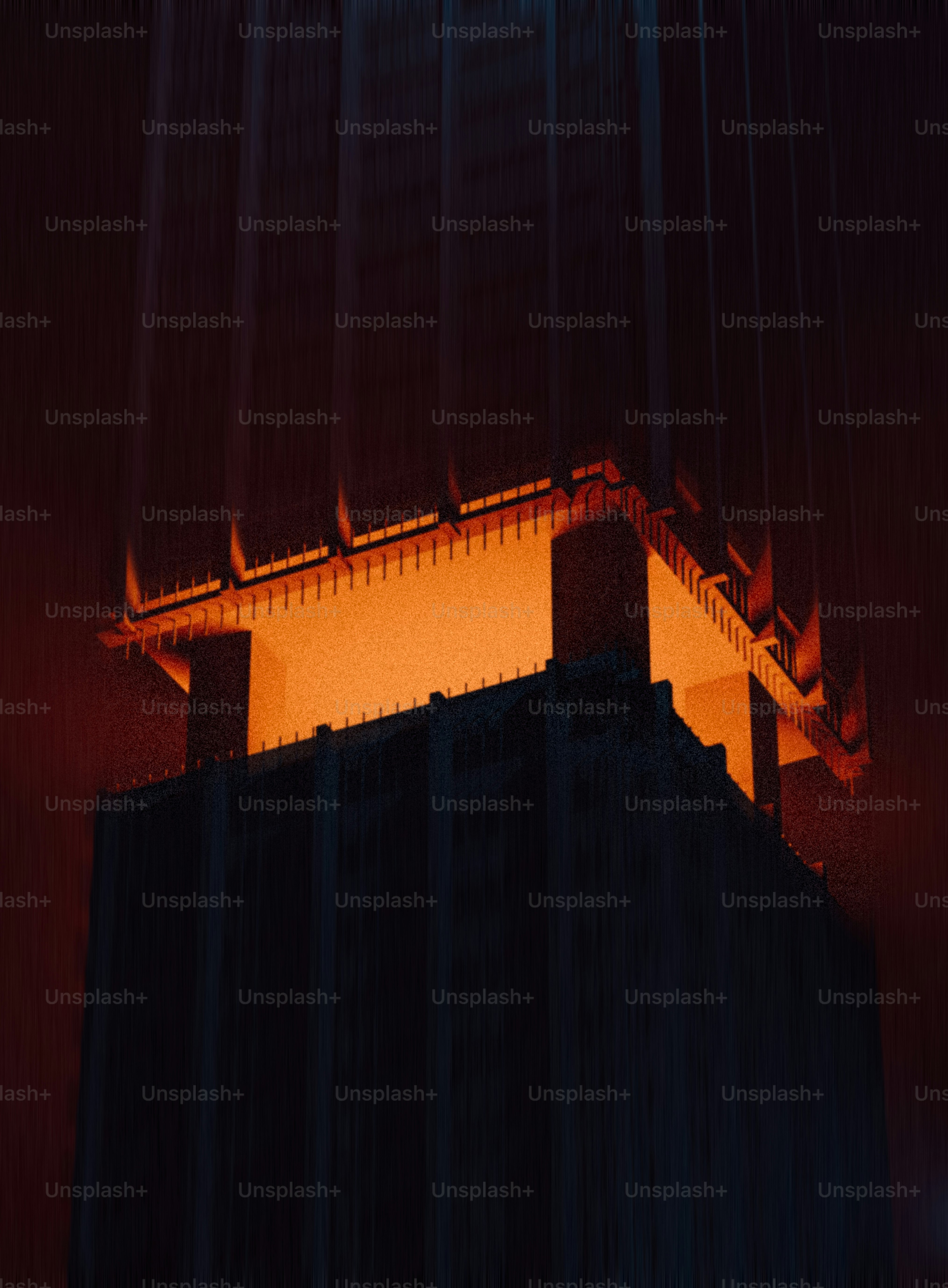 Un edificio alto con un orologio in cima