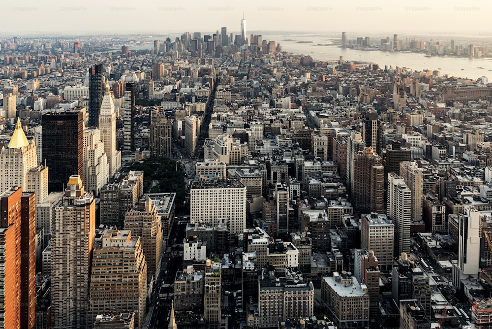 Skyline di New York City. Concetto urbano.