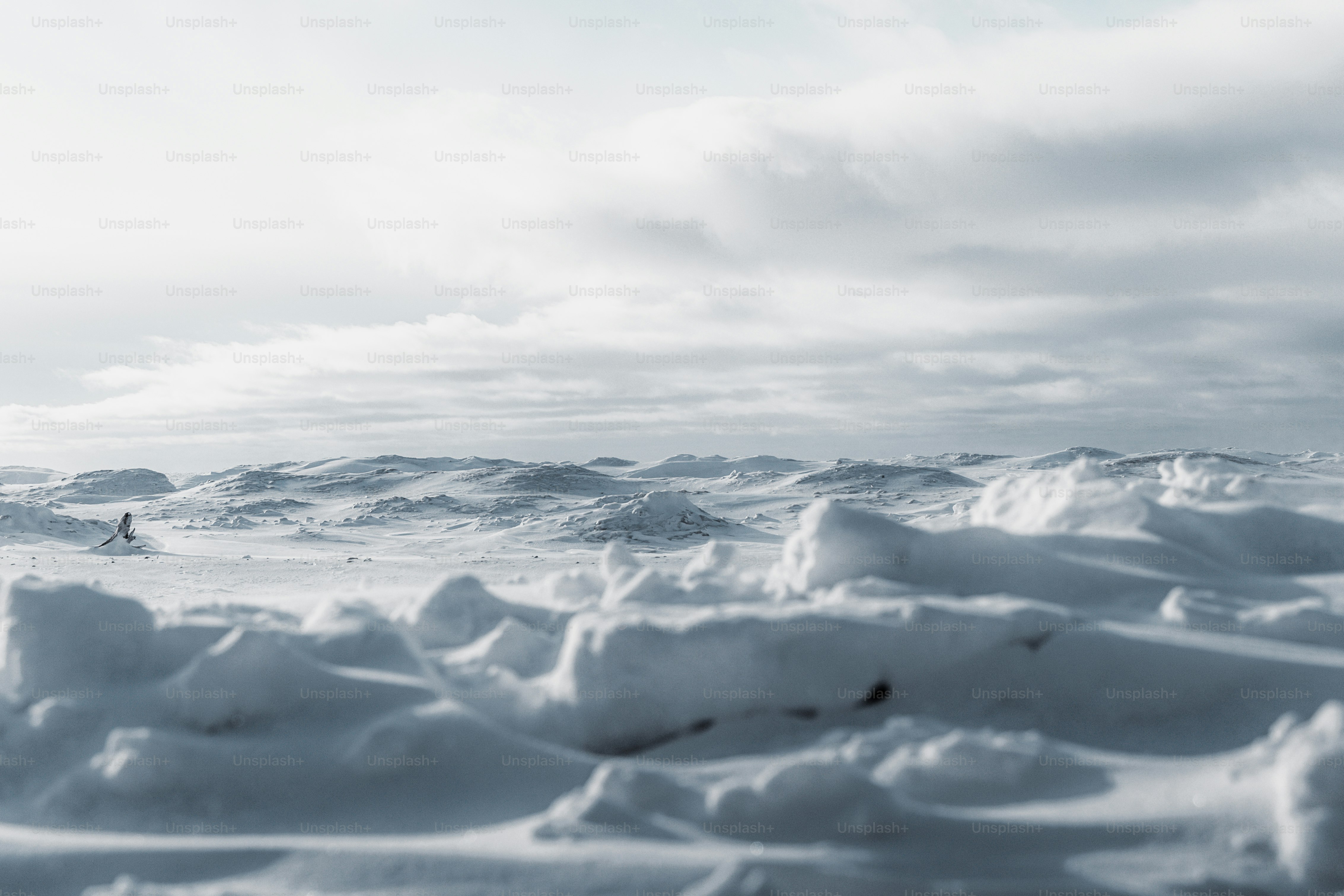 Ein Mann, der mit dem Snowboard einen schneebedeckten Hang hinunterfährt