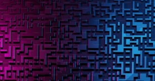 ein lila-blauer abstrakter Hintergrund mit Quadraten