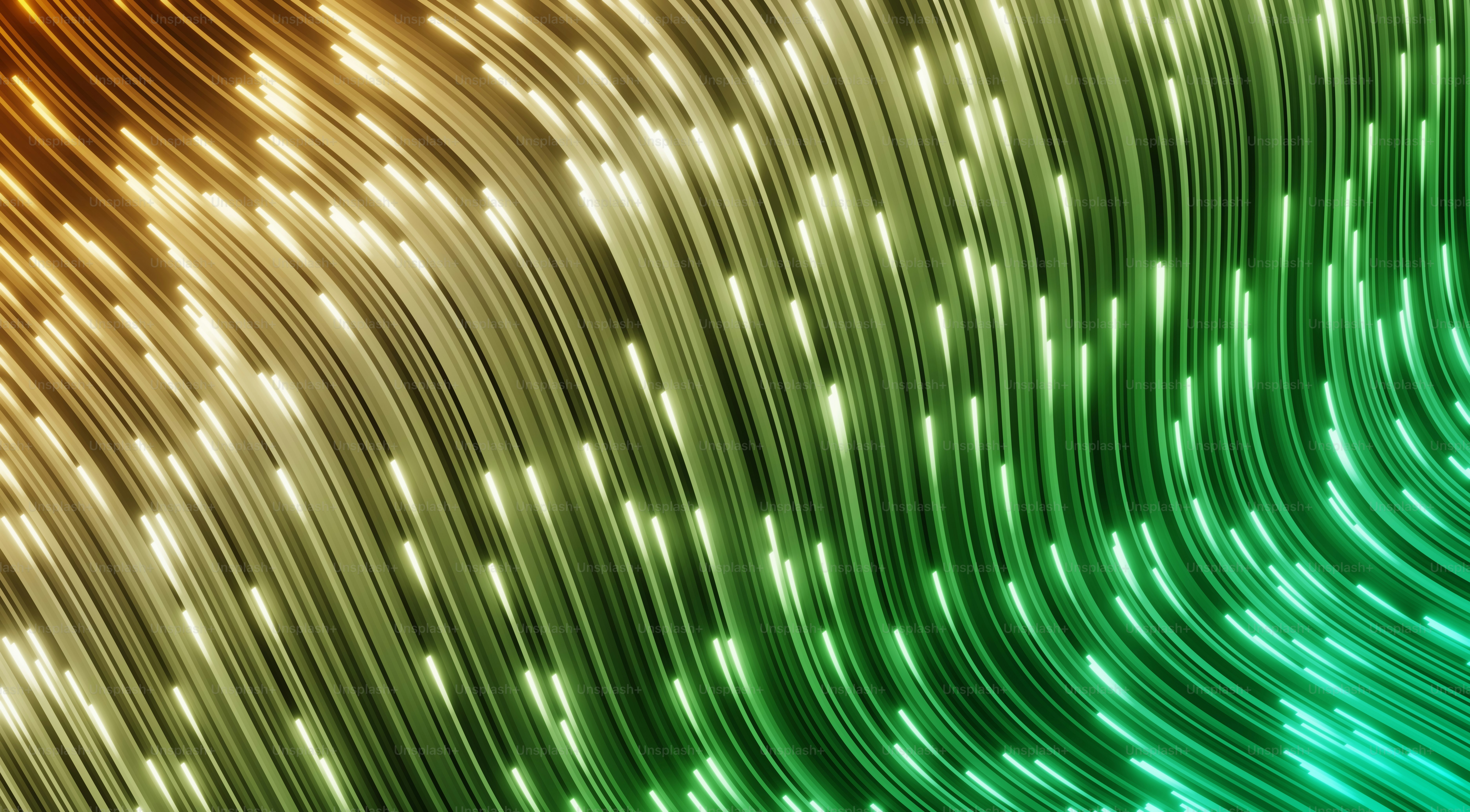 a close up of a green and yellow background