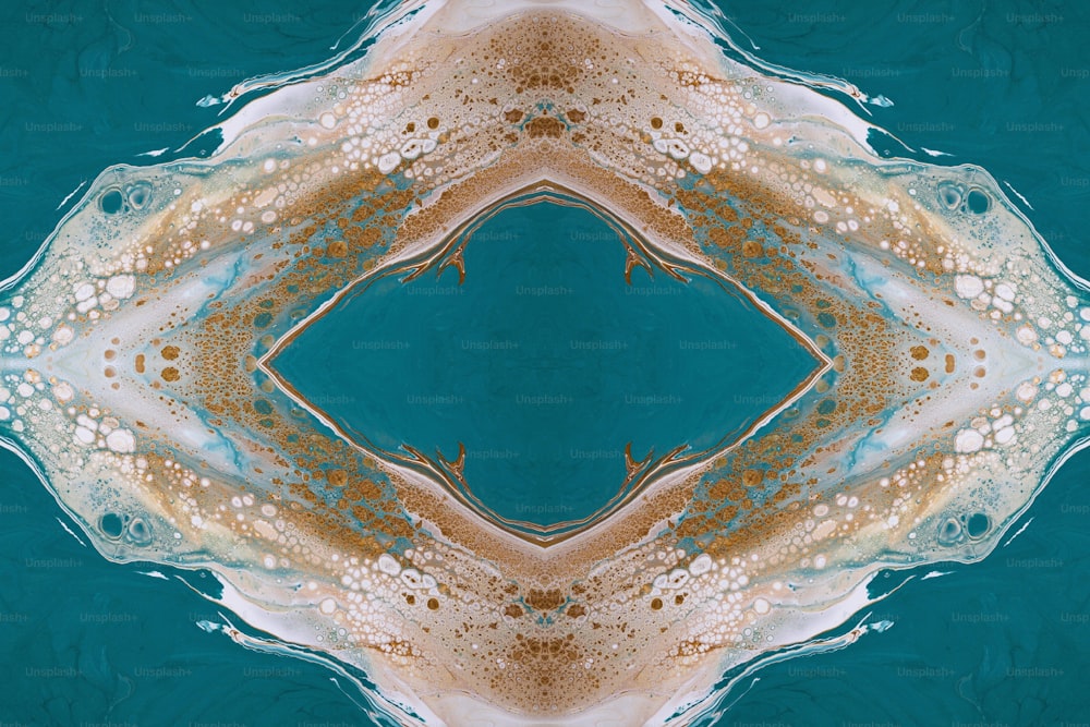 uma imagem abstrata de um fundo azul e branco