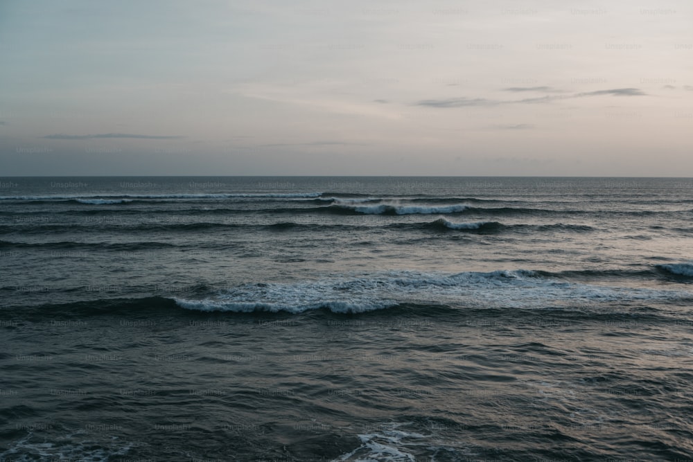 a body of water that has some waves in it