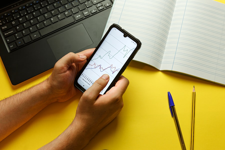 Cryptocurrency trading charts and analysis