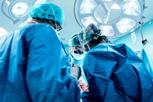 Team of Surgeons Operating in the Hospital