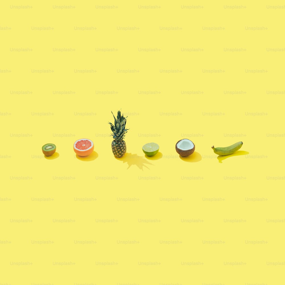 Minimal summer food concept.