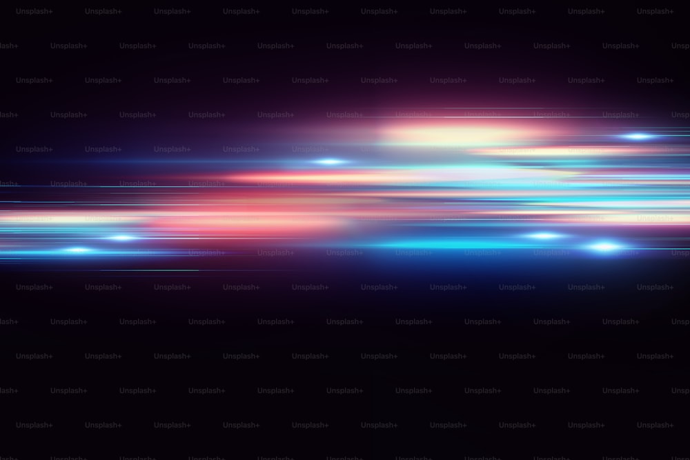 Lichtgeschwindigkeit Zoom Reise im Universum und Milchstraße Stern Retro Stil 3D-Illustration.