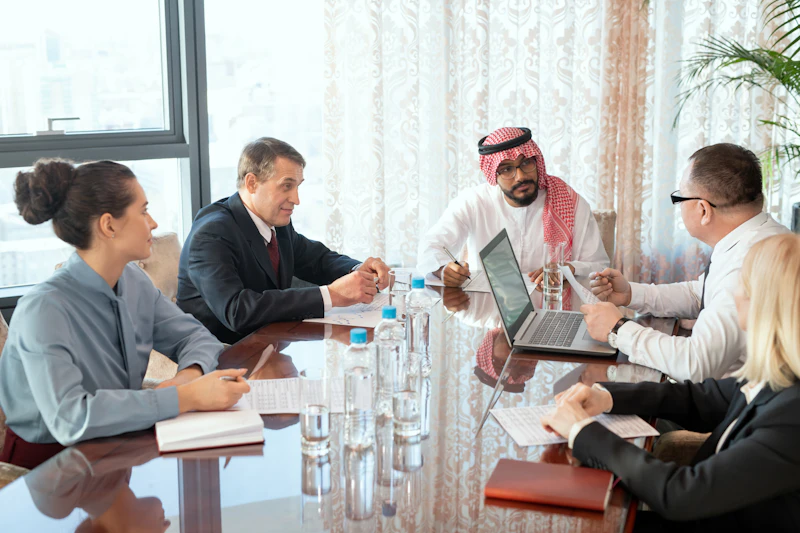 Board meeting with GCC region professionals