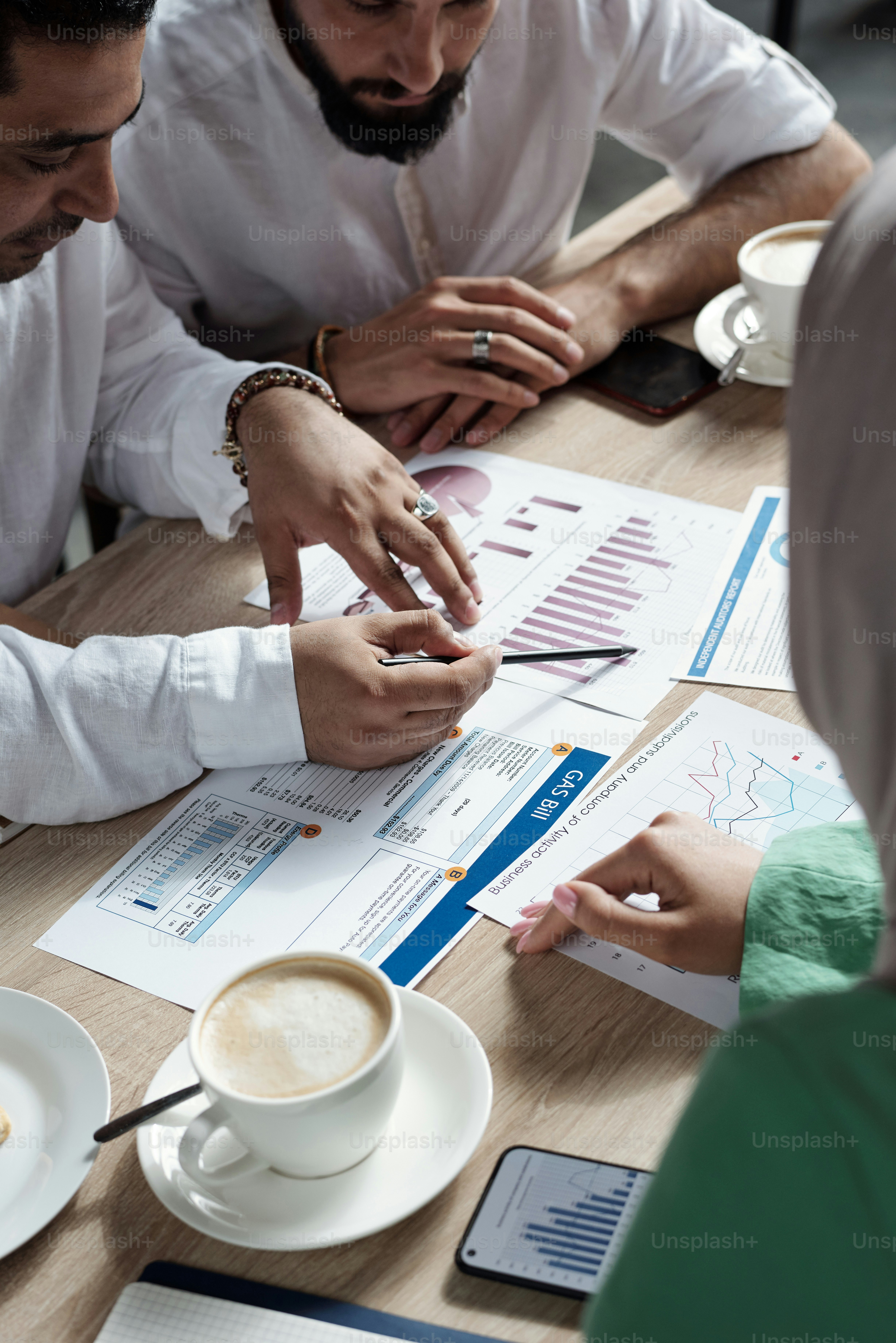 A consultant walking through audit findings