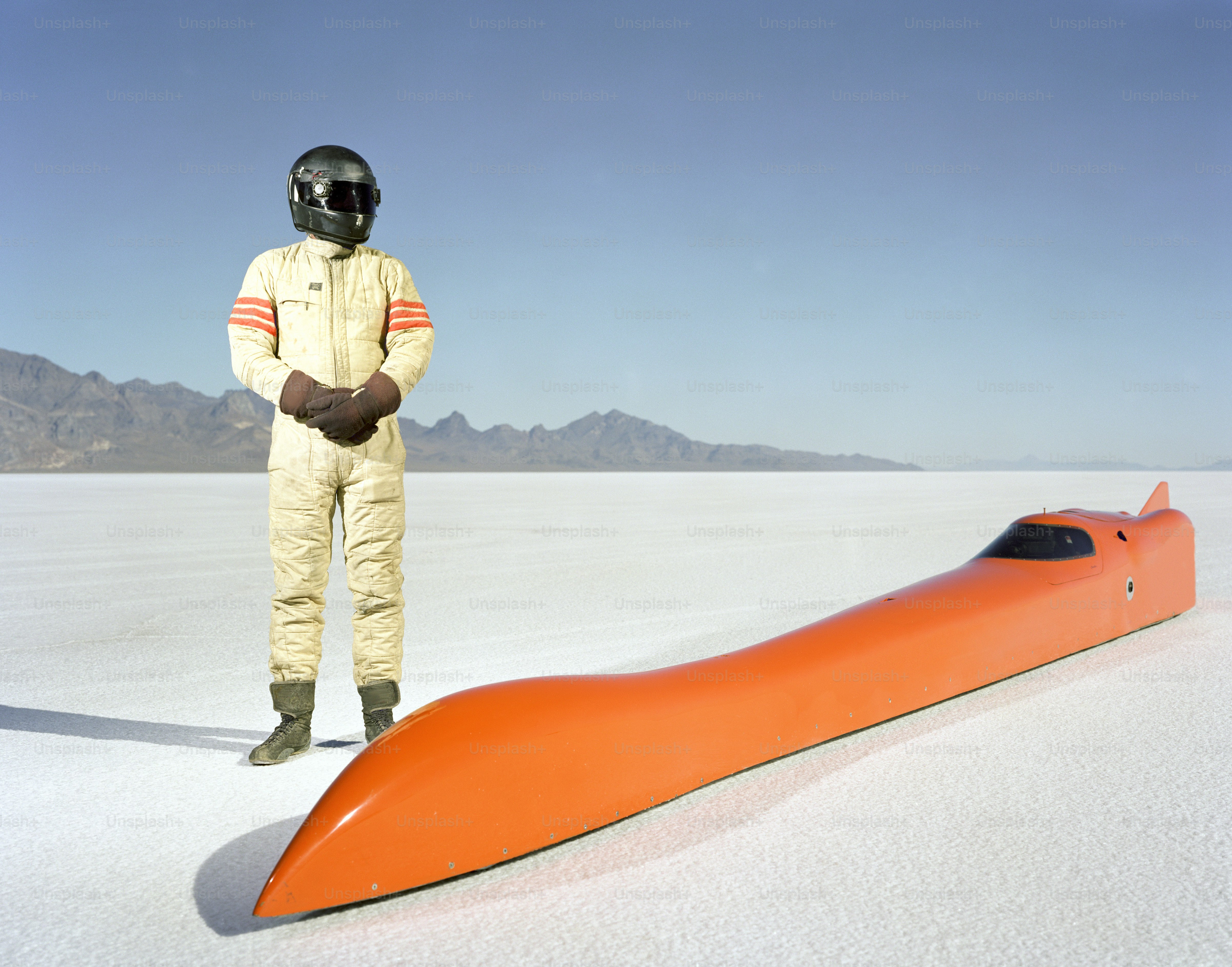 Bonneville Salt Flats, Utah, USA