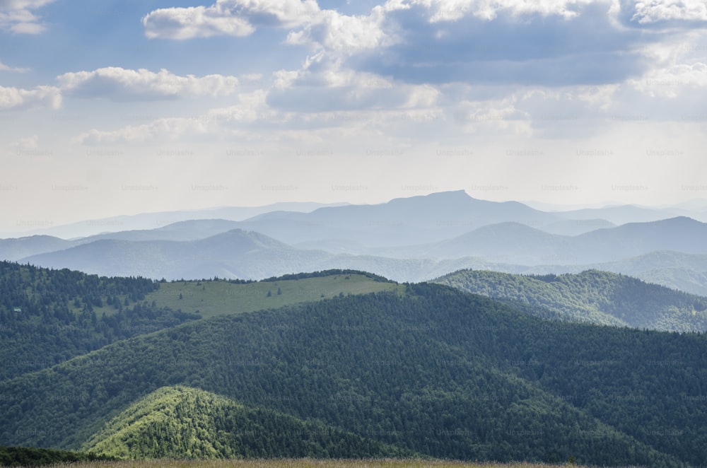 Montagnes slovaques : Beau paysage en ét�é.