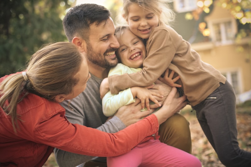 Omaha family spending quality time together, representing life insurance and family security