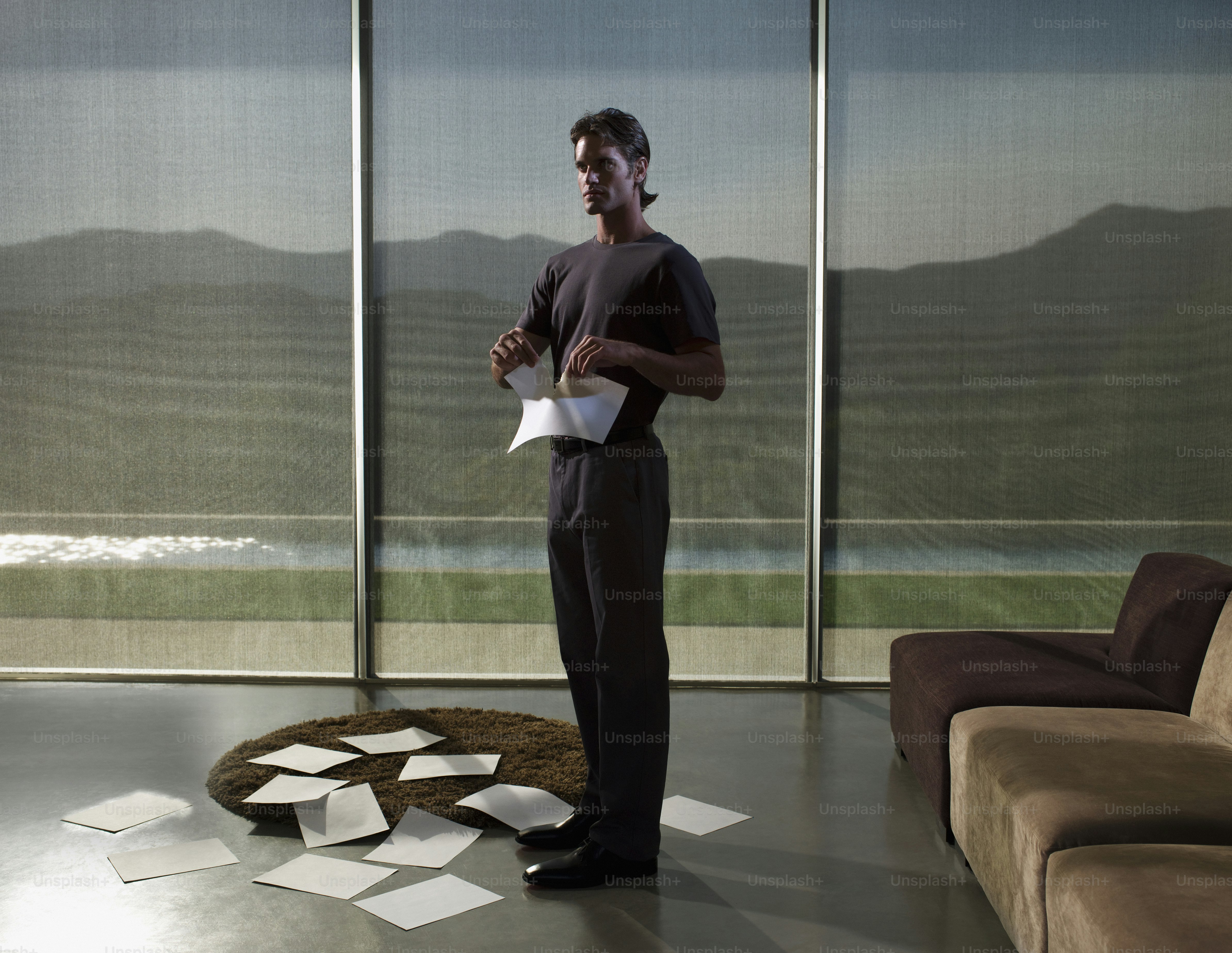 Modern bespoke curtain design integrated with smart home automation