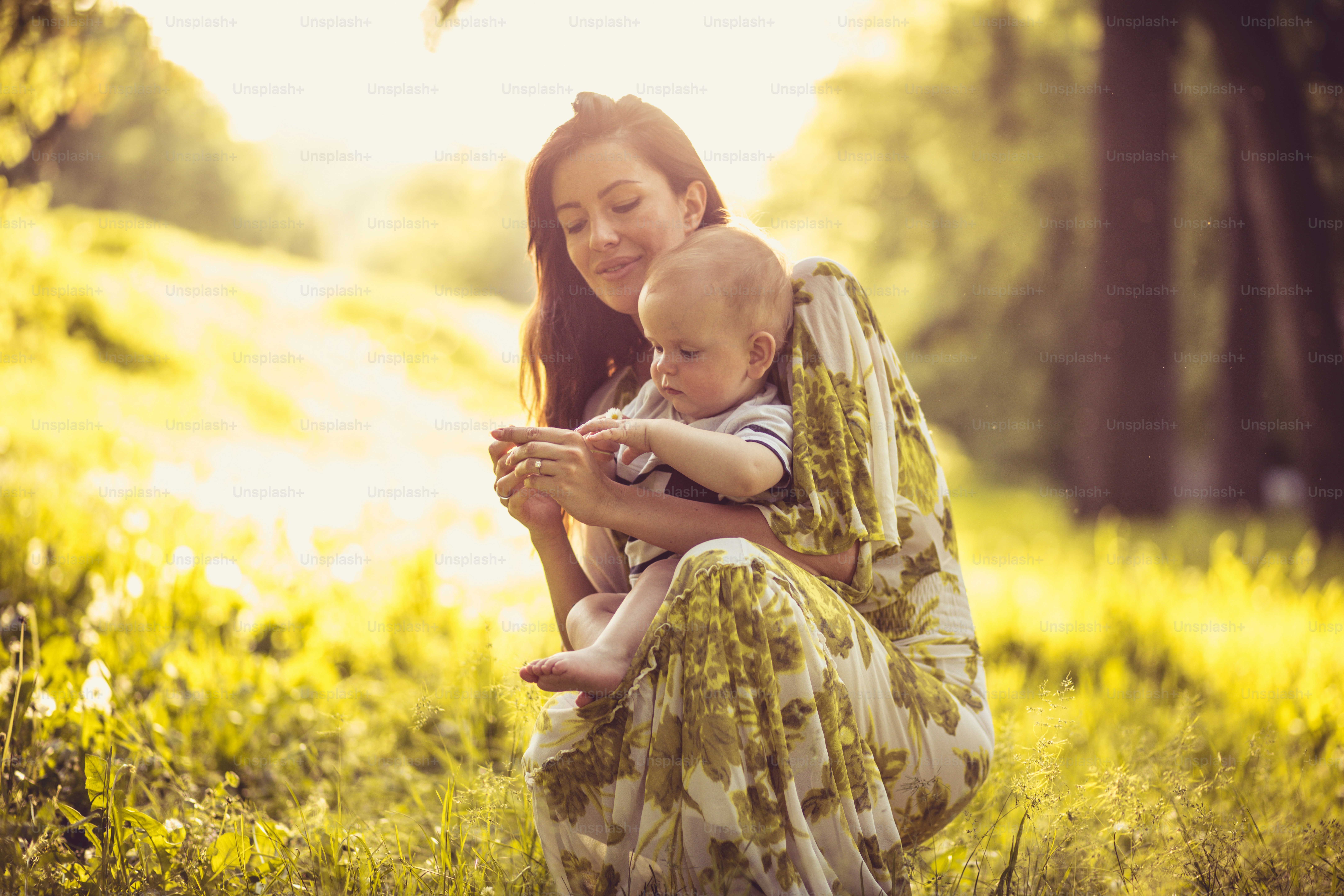Saatnya untuk bayi laki-laki saya dan saya. ibu paruh baya.