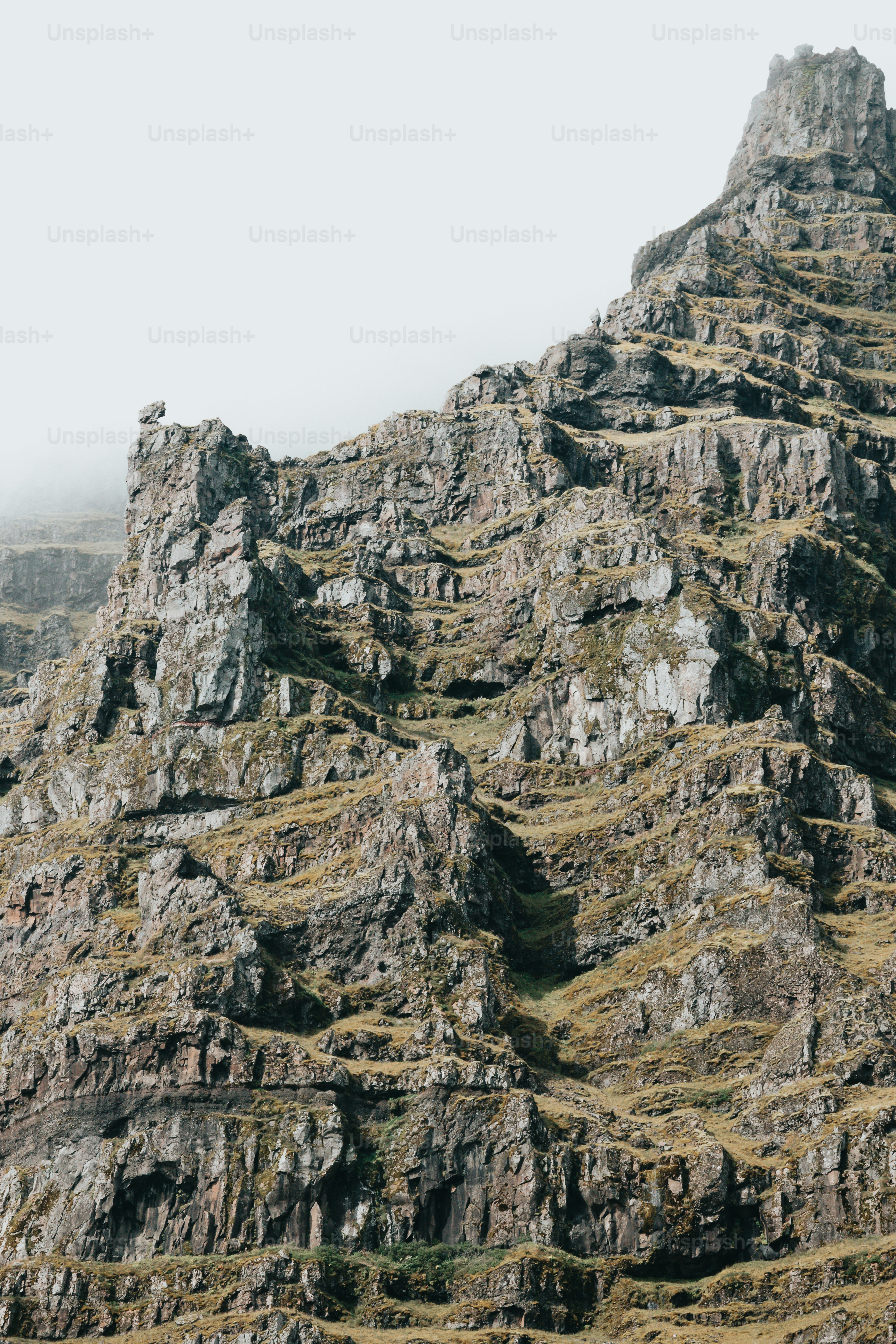 a very tall mountain with some very pretty rocks