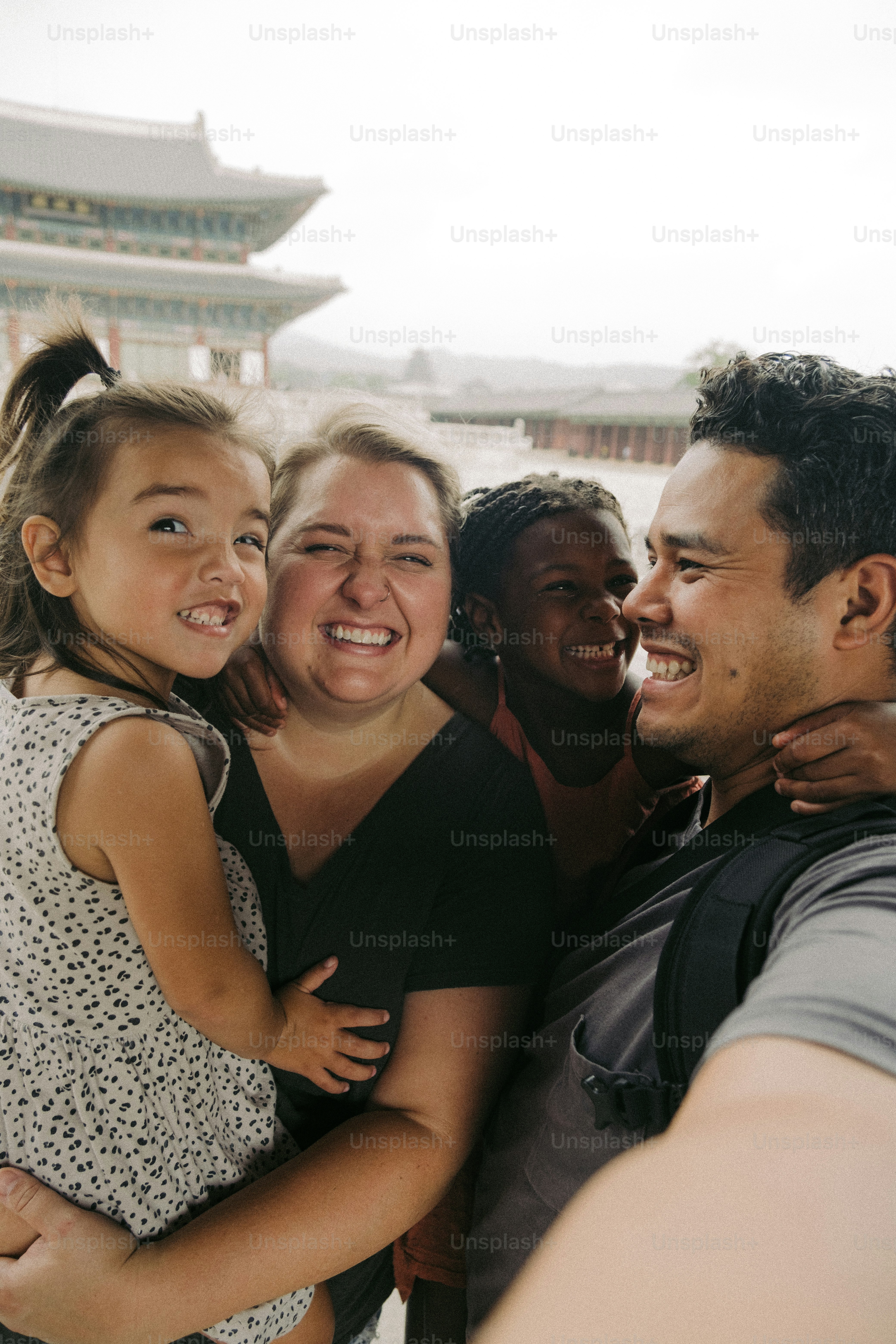a man taking a picture of a group of people