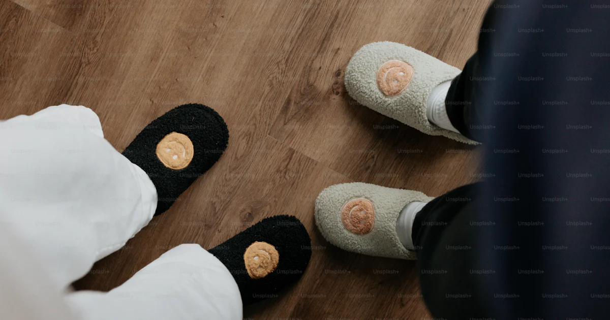 Pantoufles Japonaises En Coton Doux - Antidérapantes Pour Maison, Couple Homme Femme Grande Taille