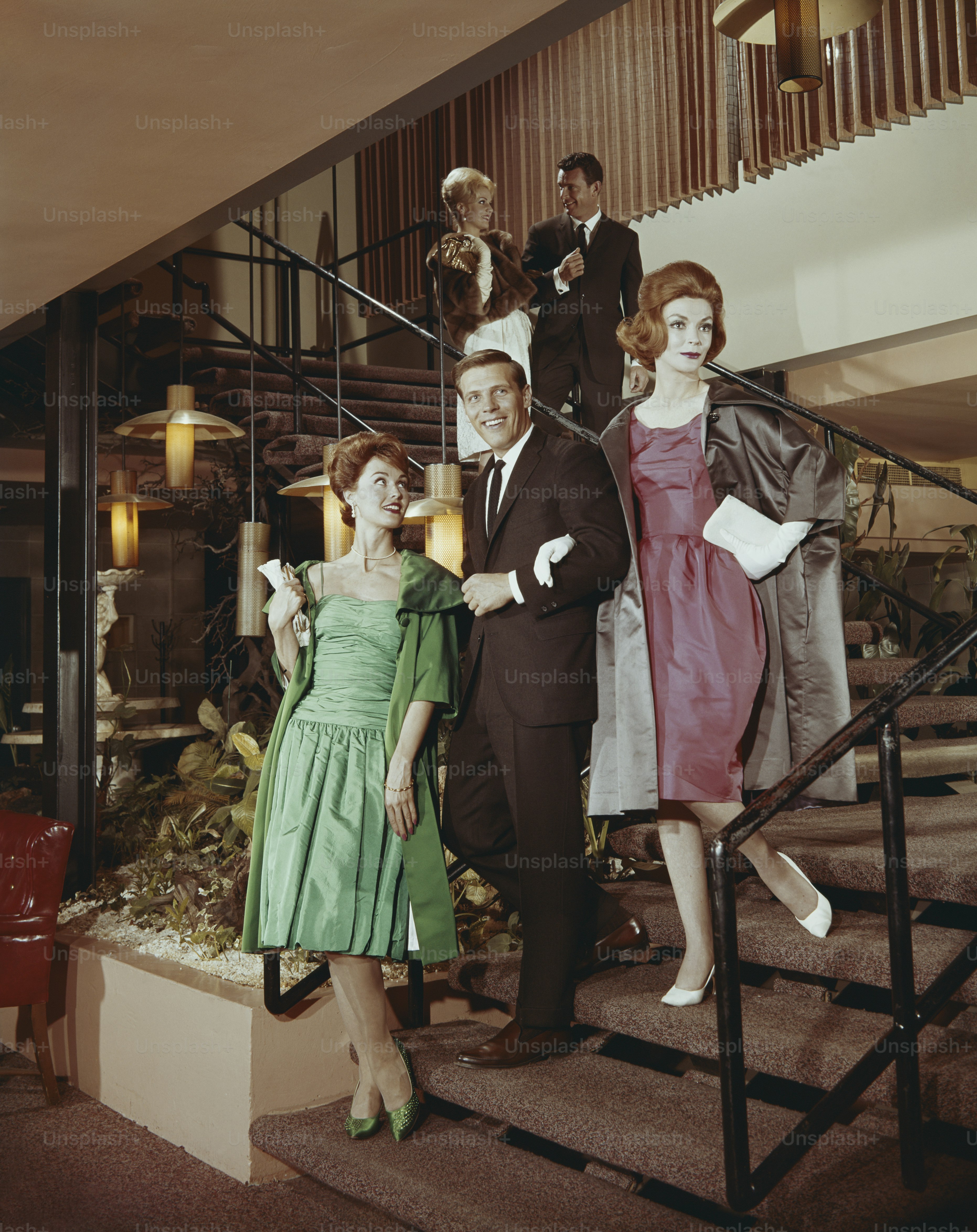 a group of people standing next to each other