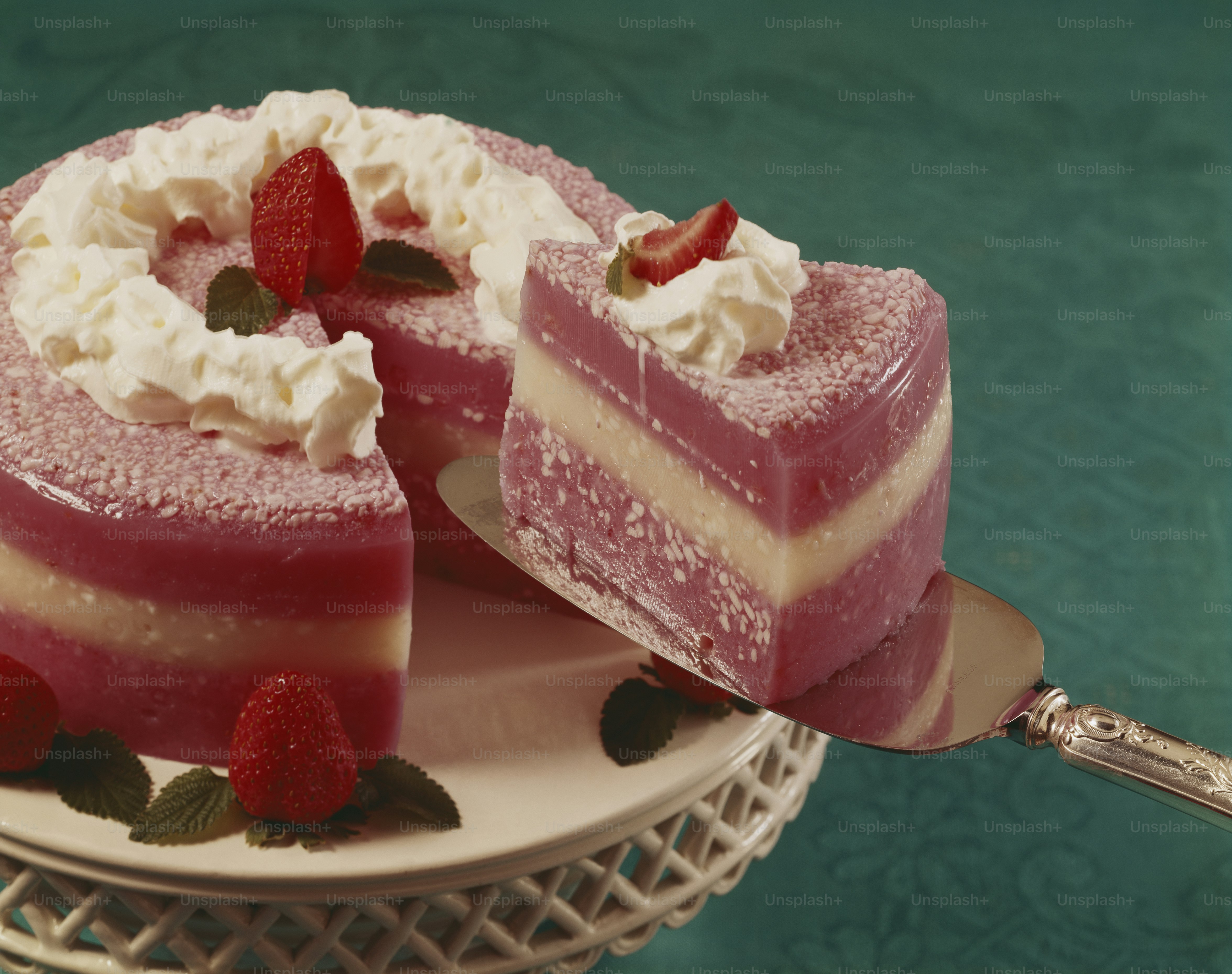 a cake with a slice cut out of it