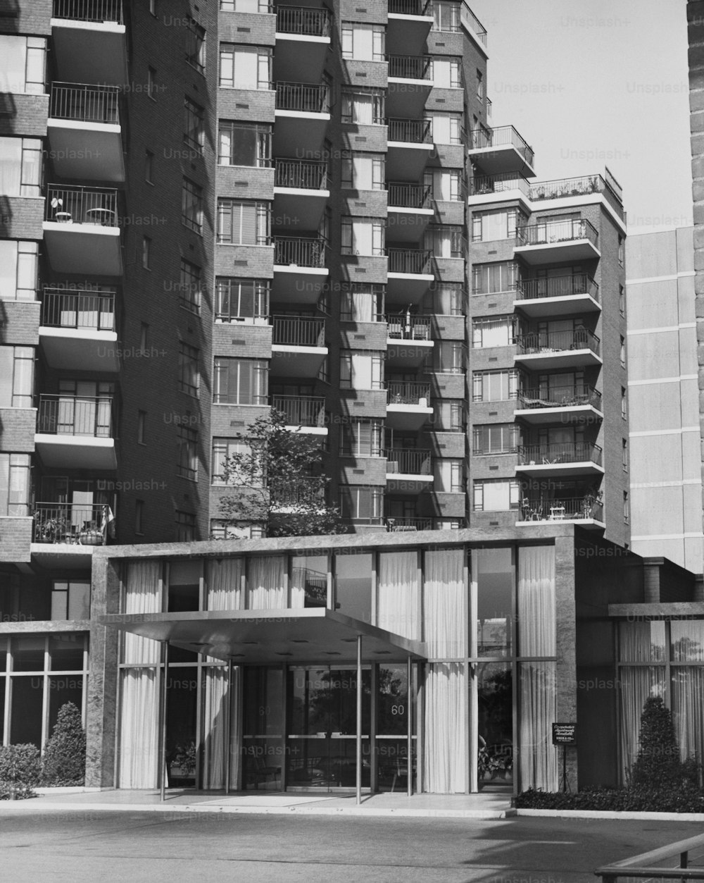 View of Block of Flats in an Unidentified Location. (Photo by George Marks/Retrofile/Getty Images)