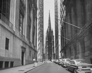 View of Trinity Church in Manhattan, New York. (Photo by George Marks/Retrofile RF/Getty Images)