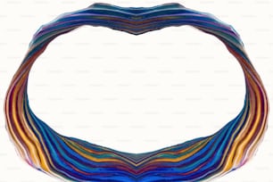 a multicolored necklace on a white background