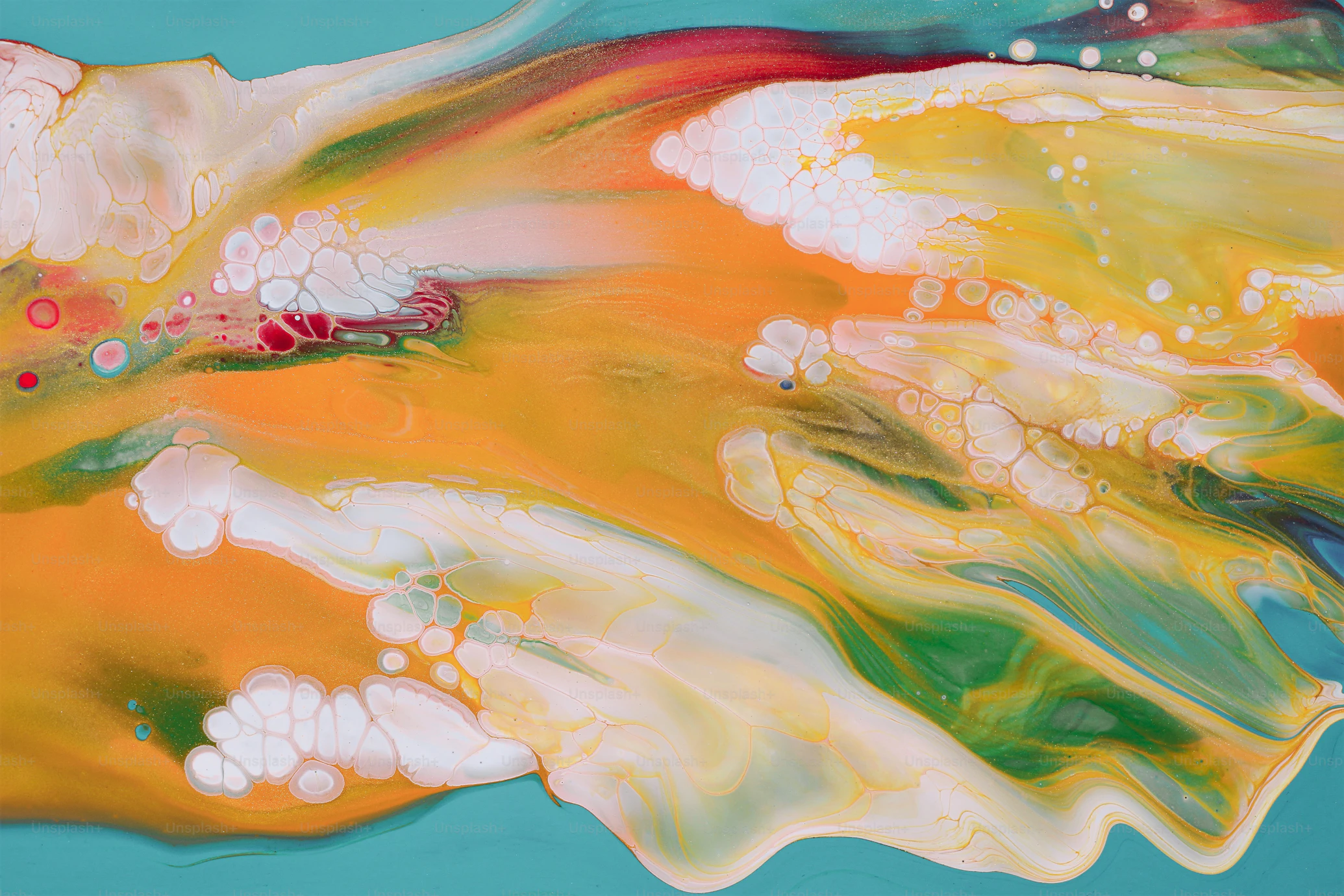 Grossformatiges Kunstwerk in der Ausstellung