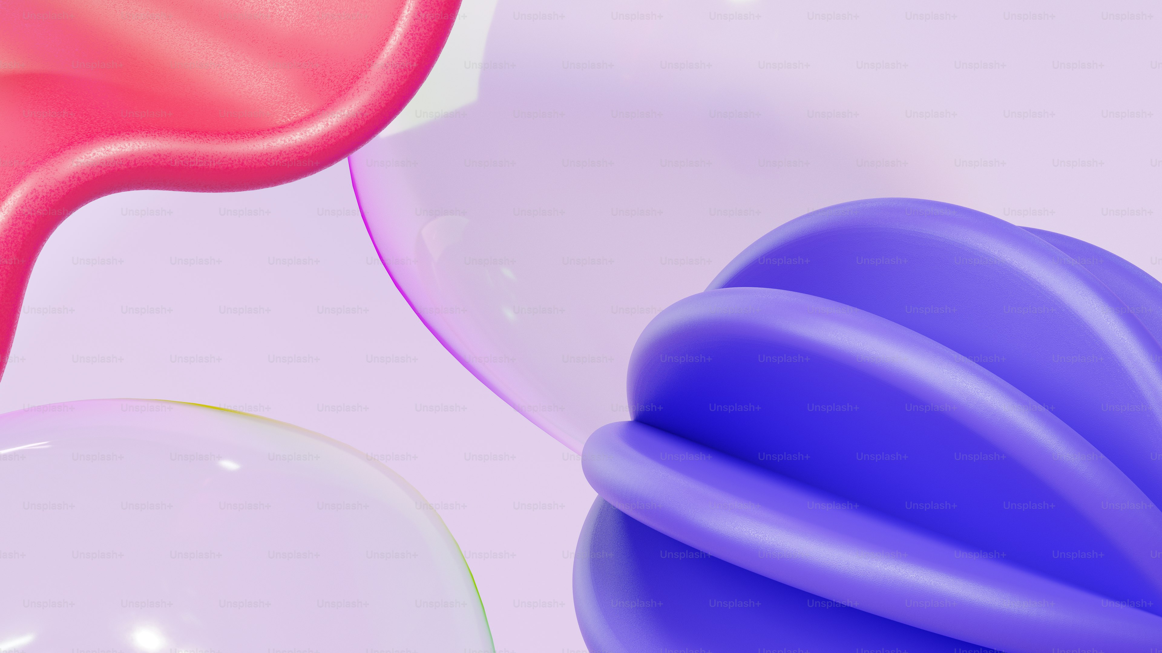 Gros plan d’un objet violet et rose